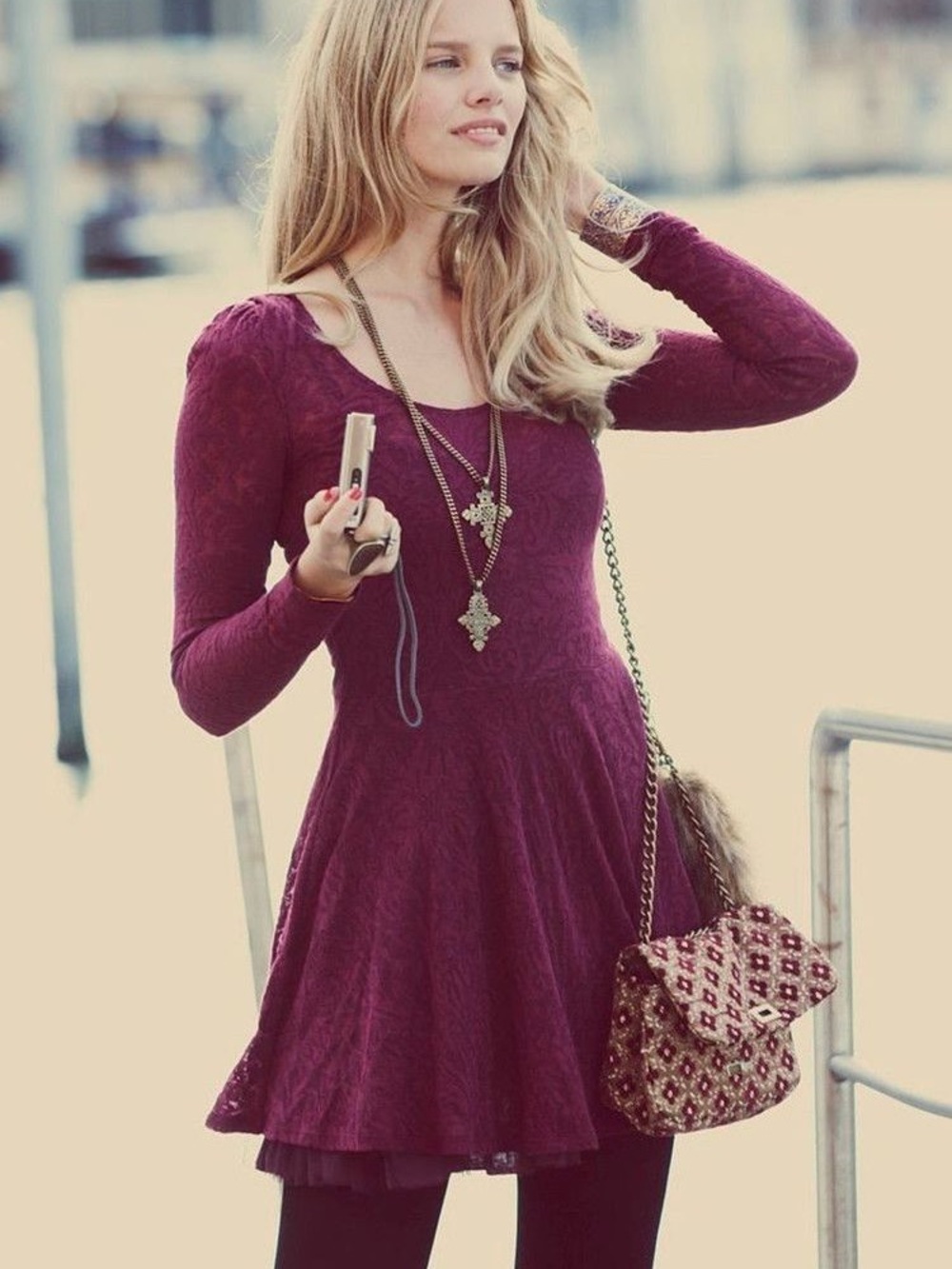 Free People Victorian Loves Lace Mini Dress Whimsycore Vibes